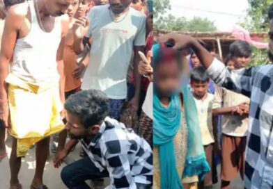 प्रेमी जोड़ा को आपत्तिजनक स्थिति में पकड़ा,पहले की पिटाई,फिर शादी कराई