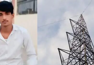 वैशाली में युवक बिजली टावर पर चढ़ा:3 घंटे चला हाई वोल्टेज ड्रामा,प्रेम प्रसंग