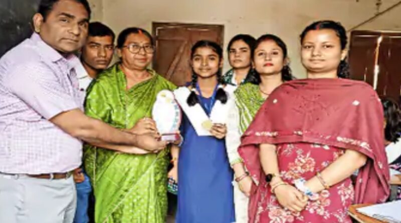 दलसिंहसराय:राज्य स्तरीय प्रतियोगिता के लिए वाजिदपुर की छात्रा का चयन