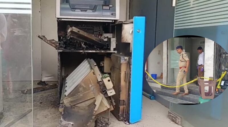 समस्तीपुर:मोहनपुर में बेखौफ अपराधियों का तांडव, गैस कटर से ATM काटकर 2.11 लाख की चोरी