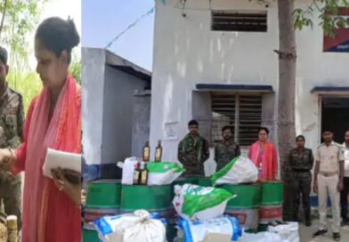 समस्तीपुर:400 बोतल विदेशी शराब जब्त: चौर में मिला बालू भड़ा 8 ड्राम, तस्कर फरार