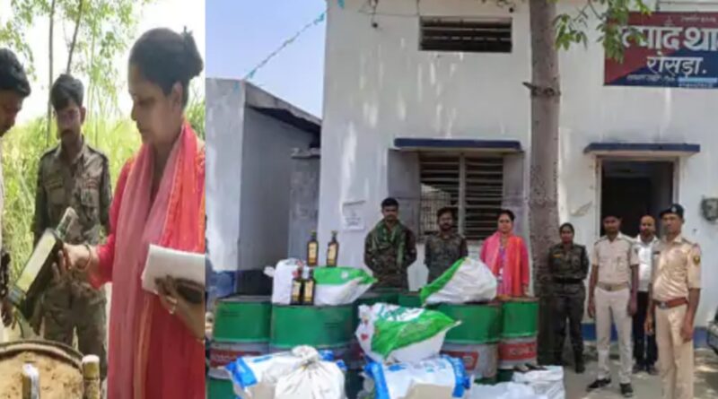 समस्तीपुर:400 बोतल विदेशी शराब जब्त: चौर में मिला बालू भड़ा 8 ड्राम, तस्कर फरार