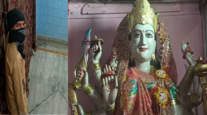 दलसिंहसराय में आस्था पर डाका, दुर्गा मंदिर से 10 लाख से ऊपर के सोना-चांदी के आभूषण चोरी,CCTV में कैद