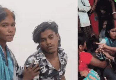 बॉयफ्रेंड के साथ पकड़ी गई 2 बच्चों की मां:ग्रामीणों ने मारपीट कर मंदिर में कराई शादी