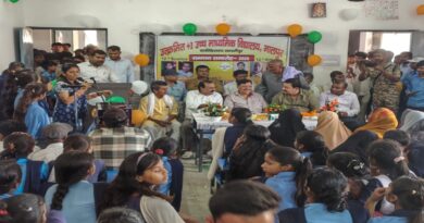 उच्च माध्यमिक कक्षा के लिए नवनिर्मित भवन का विधायक ने किया उद्घाटन।