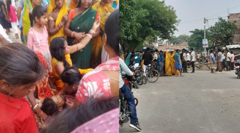 समस्तीपुर में अनियंत्रित ट्रैक्टर   झोपड़ी में घुसा, एक युवक की मौत, दो जख्मी 
