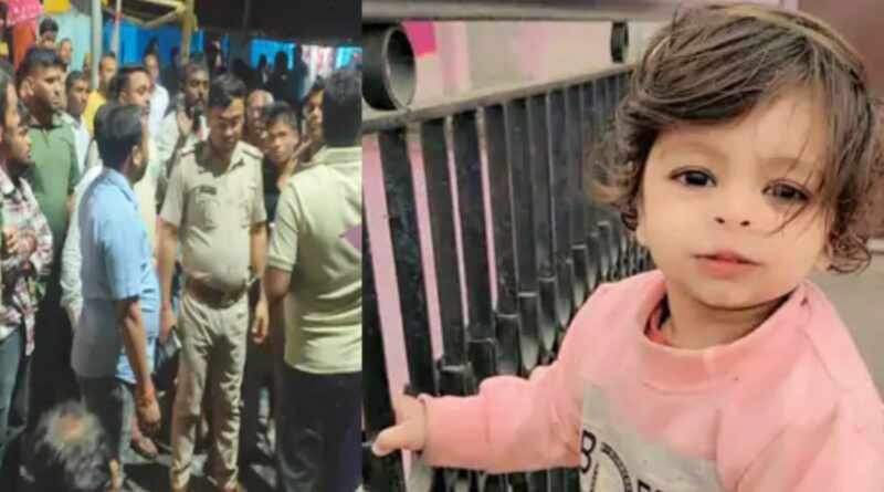स्कॉर्पियो ने 2 साल के बच्चे को कुचला, मौत:ग्रामीणों ने वाहन में लगाई आग