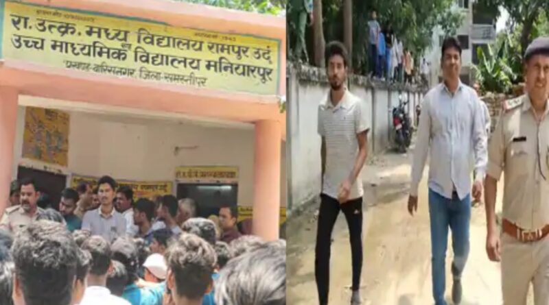 “समस्तीपुर में हेडमास्टर पर बैड टच का आरोप:7वीं की छात्रा को केबिन में बुलाया..