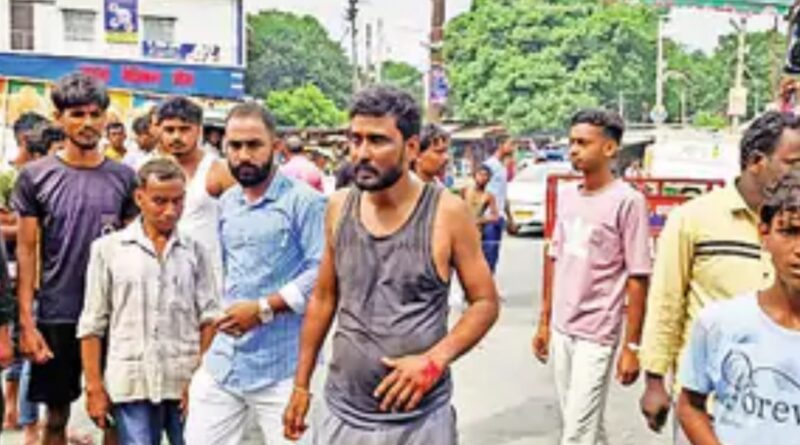 मुसरीघरारी में ट्रैफिक पुलिस पर अवैध वसूली एवं मारपीट का लगाया आरोप