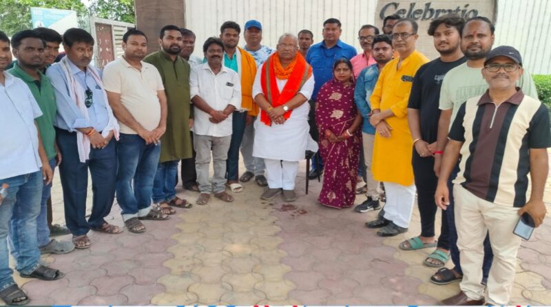 दलसिंहसराय पहुंचे बिहार के पूर्व डिप्टी सीएम का हुआ भव्य स्वागत