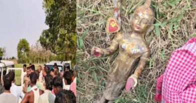 ठाकुरबारी से चोरी मां सीता की अष्टधातु की मूर्ति मिली:लक्ष्मण की मूर्ति अब भी लापता