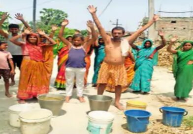 समस्तीपुर:15 दिनों से ठप नल-जल पर फूटा ग्रामीणों का गुस्सा