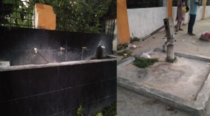 भीषण गर्मी में दलसिंहसराय स्टेशन पर यात्री बेहाल,पानी के लिए तरसे लोग,कई नल टूटी