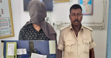 हत्याकांड में एक बदमाश गिरफ्तार,हथियार व कारतूस बरामद