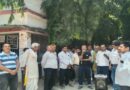 भरत भूषण तिवारी की हत्या के विरोध में अधिवक्ताओं का कार्य बहिष्कार,कामकाज ठप।