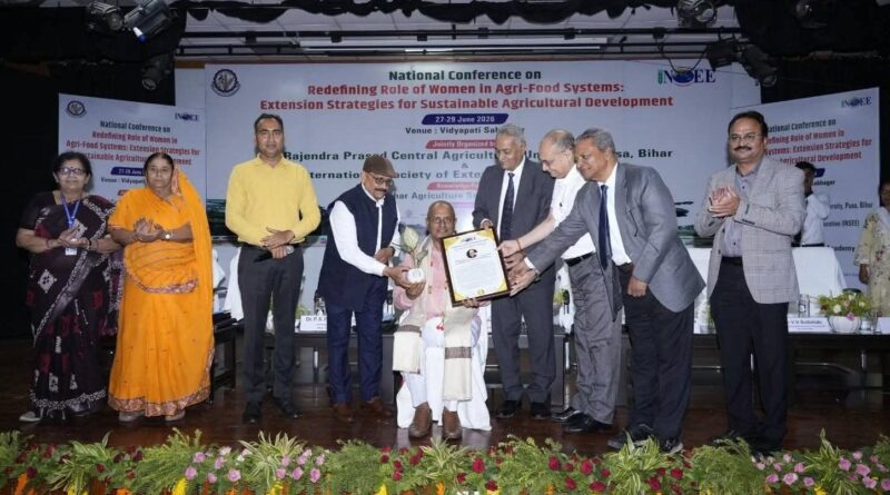 पूसा विद्यवविद्यालय में तीन दिवसीय राष्ट्रीय सम्मेलन,कुलपति बोले- खेती केवल व्यवसाय नहीं, अर्थव्यवस्था की रीढ़