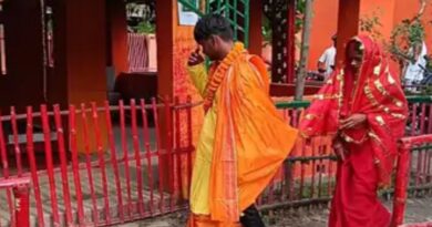 समस्तीपुर:नाबालिग जोड़े की मंदिर में शादी,प्रेम-प्रसंग में पकड़े जाने पर ग्रामीणों ने कराई शादी