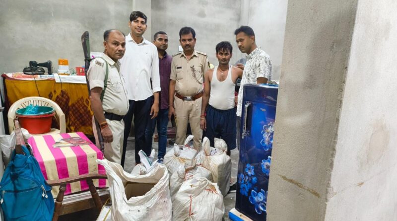 अवैध लॉटरी के कारोबार पर पुलिस की बड़ी कार्रवाई,5.20 लाख रुपये की लॉटरी के साथ एक गिरफ्तार