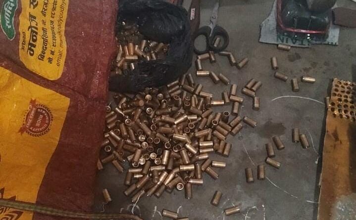 अवैध कारतूस फैक्ट्री का भांडाफोड,600 से अधिक कारतूस बरामद,मुख्य सरगना सहित चार गिरफ्तार