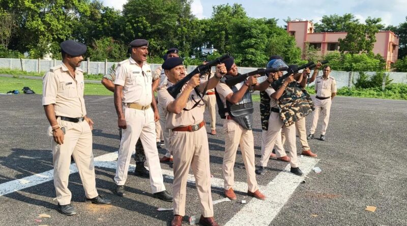 समस्तीपुर में पुलिस जवानों को मिला टीयर गैस का विशेष प्रशिक्षण