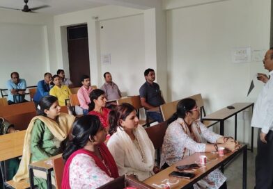 जल प्रकृति द्वारा मानव जीवन को प्राप्त सबसे अमूल्य धरोहर : प्राचार्य डॉ. धर्मेन्द्र कुमार