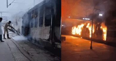 समस्तीपुर-सहरसा पैसेंजर ट्रेन की बोगी-इंजन में लगी आग:कूदकर यात्री भागे