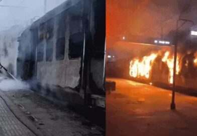 समस्तीपुर-सहरसा पैसेंजर ट्रेन की बोगी-इंजन में लगी आग:कूदकर यात्री भागे