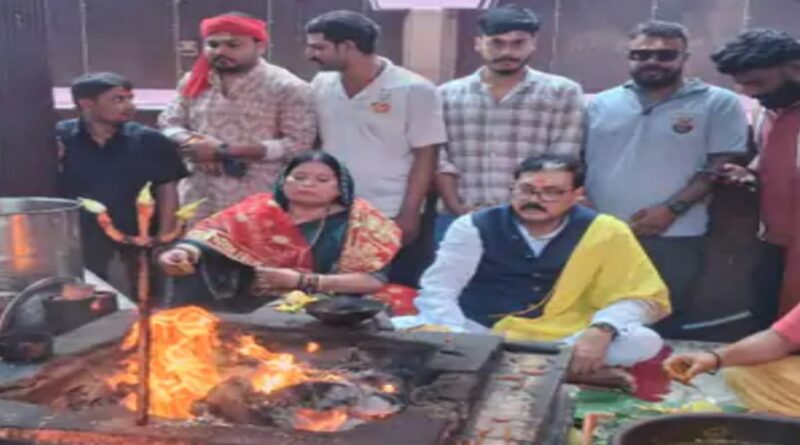 विधायक ने जेल से आने के बाद की पूजा-हवन:राजू सिंह बोले- सत्य परेशान हो सकता है, पराजित नहीं