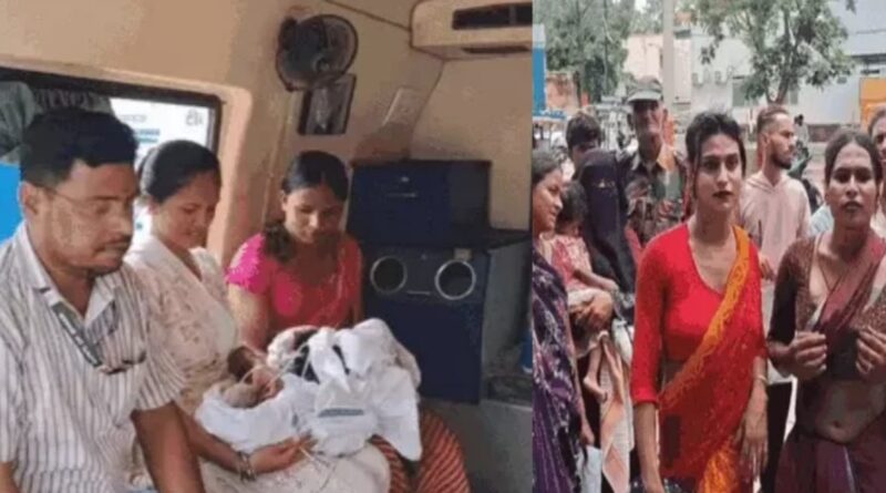 रेलवे स्टेशन पर किन्नरों ने कराई डिलिवरी:श्रमजीवी एक्सप्रेस में महिला ने जुड़वां बच्चों को दिया जन्म 