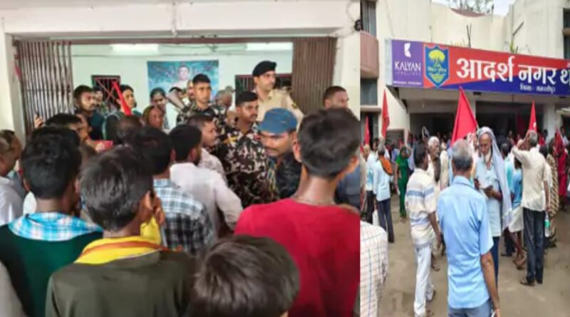 समस्तीपुर में किसान-मजदूरों के लिए किया प्रदर्शन: कार्यकर्ताओं को पुलिस ने थाने लाया,किया नारेबाजी