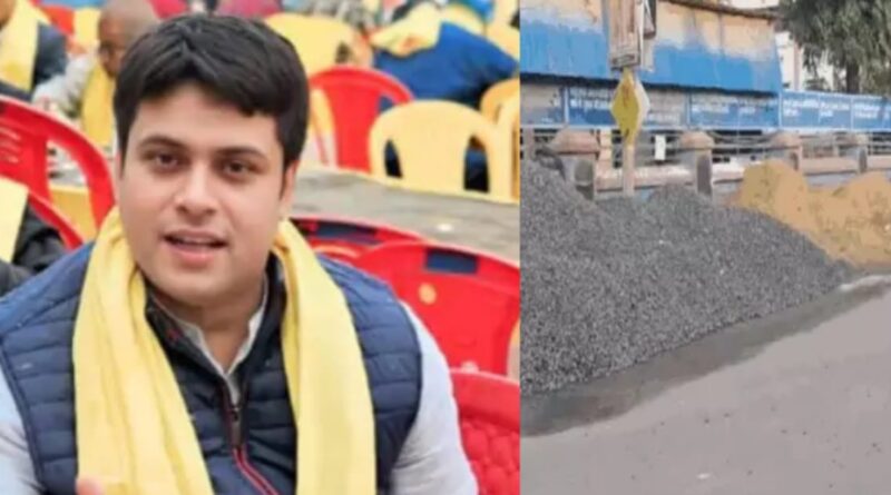 डॉक्टर की सड़क हादसे में मौत:शहर के रोड पर फैला था गिट्‌टी और बालू,बाइक फिसल गई
