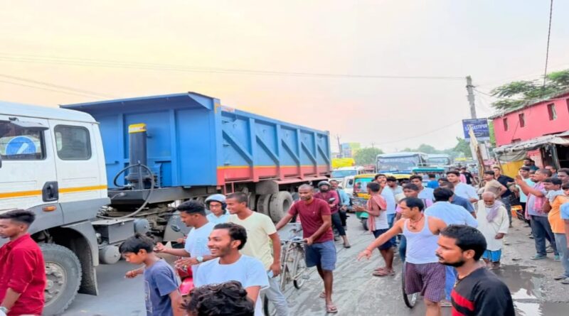 समस्तीपुर:NH28 पर हाइवा की ठोकर से महिला की मौत, सदर अस्पताल में तोड़ा दम