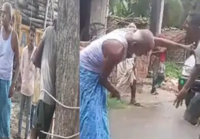 समस्तीपुर में युवक की बेरहमी से पिटाई का VIDEO वायरल:पैक्स अध्यक्ष की पहचान का दावा