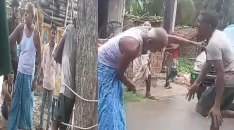 समस्तीपुर में युवक की बेरहमी से पिटाई का VIDEO वायरल:पैक्स अध्यक्ष की पहचान का दावा