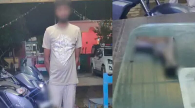 समस्तीपुर में हथियार के साथ युवक गिरफ्तार:वाहन जांच में पुलिस ने पकड़ा 