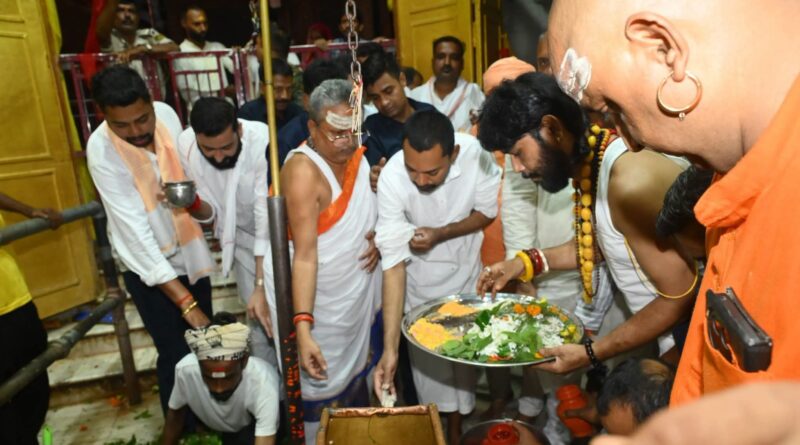 बाबा गरीबनाथ धाम पहुंचे निशांत कुमार, बिहार वासियों के लिए की मंगलकामना