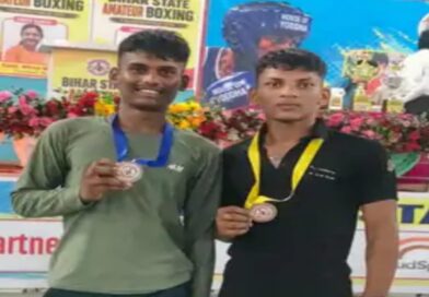विभूतिपुर के दो खिलाड़ियों ने स्टेट बॉक्सिंग में जीते पदक:रजनीश ने रजत,विकेश ने कांस्य जीता 