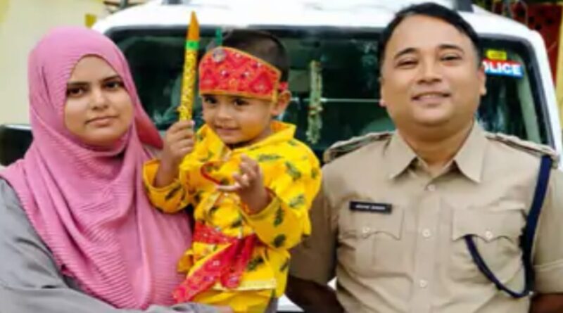 DSP सद्दाम के बेटे अली बने कान्हा:जन्माष्टमी पर परिवार का अनोखा अंदाज,हुआ वायरल 