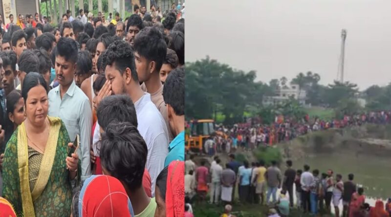 Samastipur:पुल के पानी भरे गड्ढे में डूबने से बालक की मौत, शव रखकर सड़क जाम