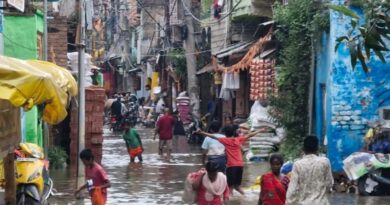 पटना में रिकॉर्ड के करीब पहुंचा पुनपुन नदी का जलस्तर, बाजार में घुसा पानी