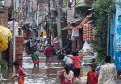 पटना में रिकॉर्ड के करीब पहुंचा पुनपुन नदी का जलस्तर, बाजार में घुसा पानी
