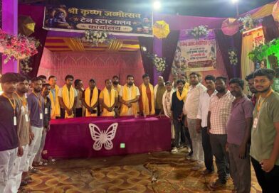 दलसिंहसराय जन्माष्टमी महोत्सव के आयोजक समितियों का विजुअल आर्ट के सदस्यों ने किया अवलोकन