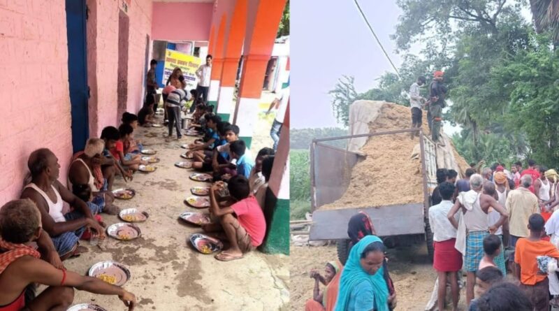 समस्तीपुर के 3 प्रखंडों में 2.33 लाख लोग प्रभावित, 58 रसोई और 192 नावों से राहत अभियान
