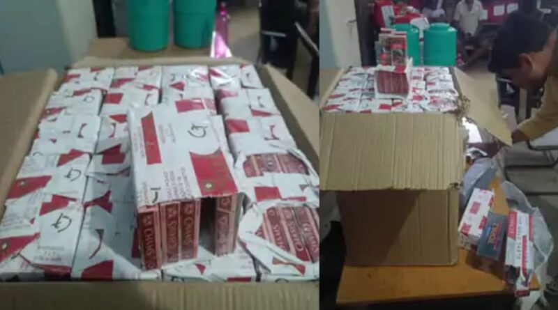 21 हजार नकली सिगरेट के साथ थोक कारोबारी पकड़ा गया:3 लाख से ज्यादा का माल बरामद