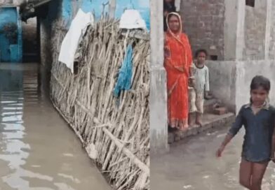 बेगूसराय में बाढ़ का पानी घटा, अब बीमारियों का खतरा:बांध से ही मुआयना कर अफसर लौट रहे