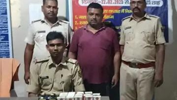 समस्तीपुर में ब्यूटी पार्लर से शराब बरामद:पुलिस ने संचालक को भी किया गिरफ्तार