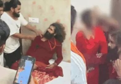 महिलाओं ने साधु को लाठी-डंडों से पीटा:लात-घूसे बरसाए; बोलीं- विधवा-निसंतान को फंसाकर शारीरिक संबंध बनाता था