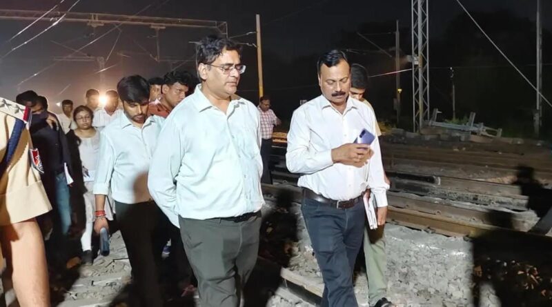 “DRM का निरीक्षण,उजियारपुर- दलसिंहसराय से सिमरिया तक स्टेशन और परिचालन व्यवस्था परखी