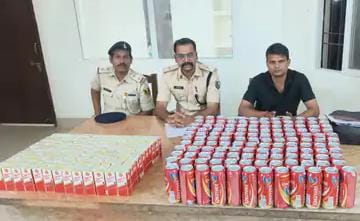 समस्तीपुर:टेंपो से 275 पीस शराब बरामद:132 बीयर और 143 विदेशी शराब मिली
