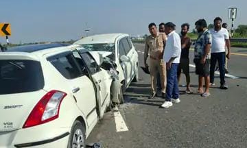 पूर्वांचल एक्सप्रेस-वे, हादसे में मरने वालों की संख्या 3 हुई:बिहार के रहने वाले हैं सभी..